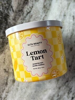Ulta Beauty—Lemon Tart 3-Wick Scented Soy Blend Candle (15 oz)